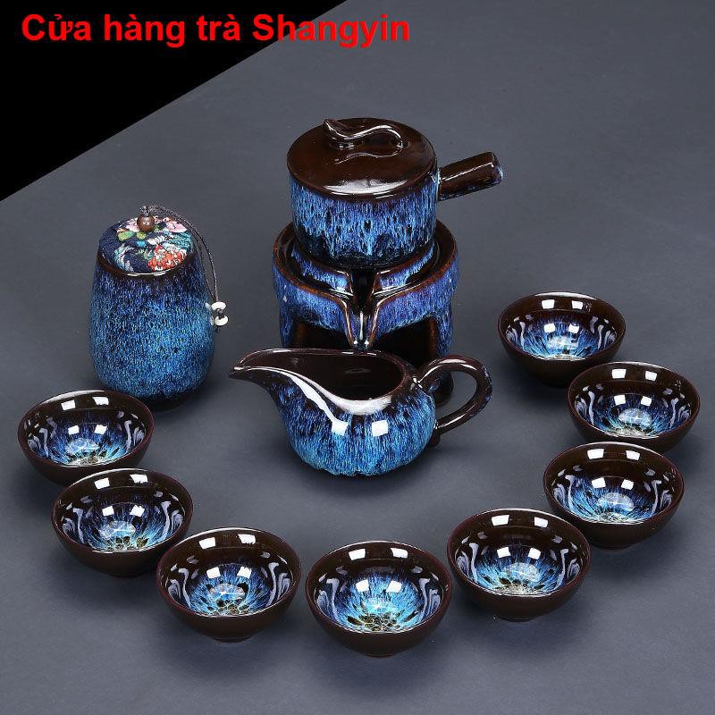 Bộ trà, lò sấy trở nên lười biếng, bộ ấm trà dùng trong gia đình, máy pha bằng đá, tách kungfu tự động11111