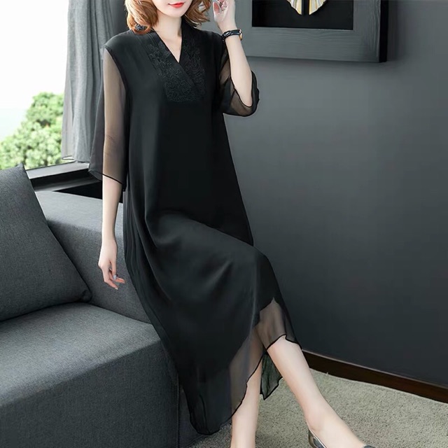 Váy đầm trung niên nữ