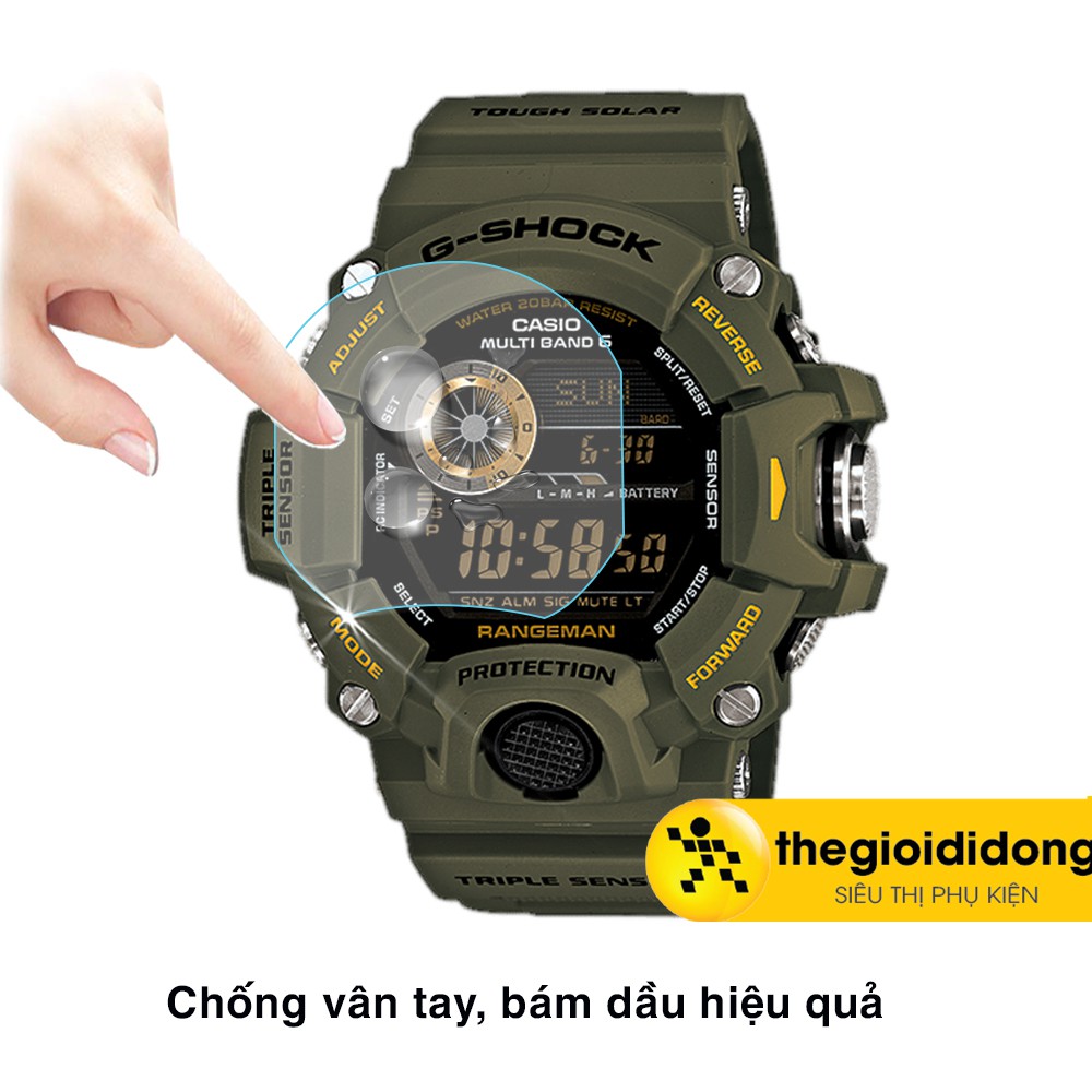 Cường lực đồng hồ Casio GW-9400-3CR độ cứng 7H chống trầy xước – Dán màn hình đồng hồ casio