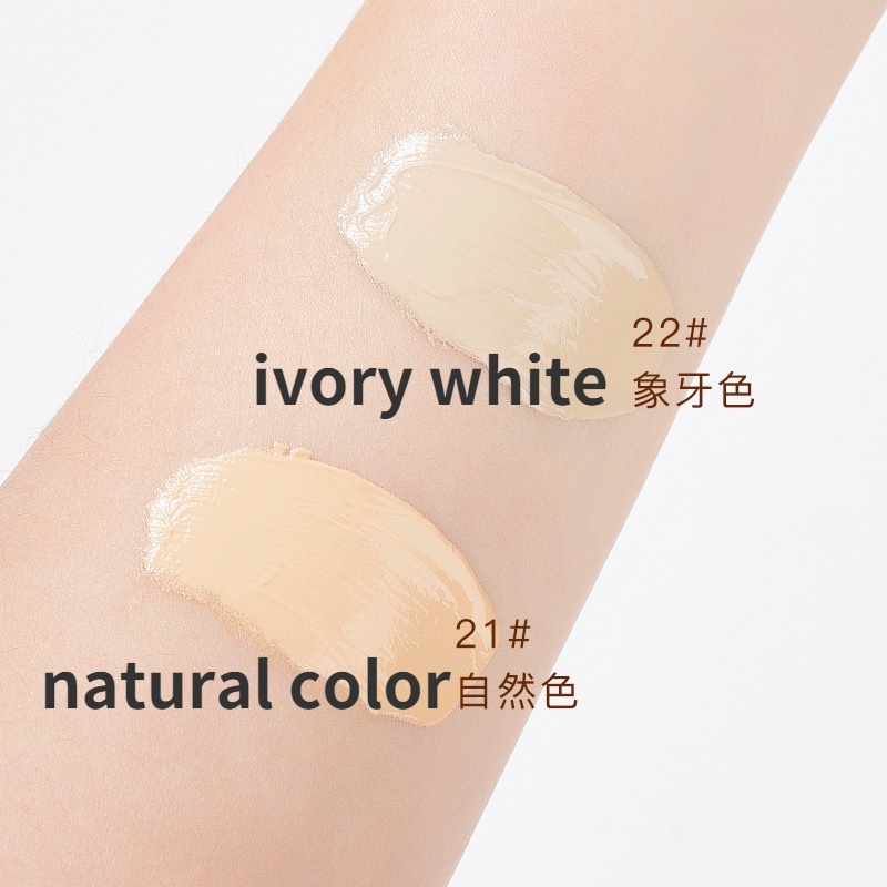 Phấn Nước BB CC Cream Che Khuyết Điểm Làm Sáng Da Tự Nhiên Với Mút Tán Hình Nấm