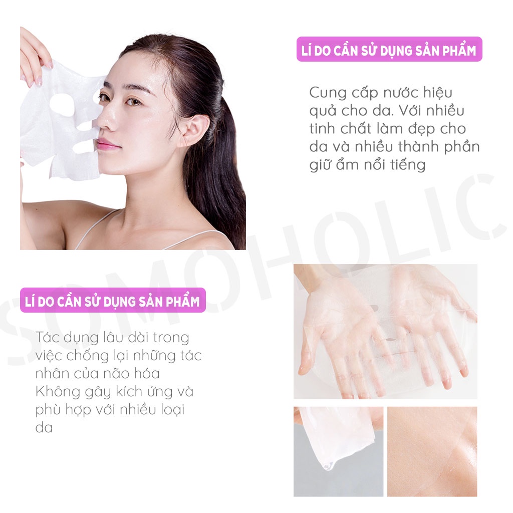 Mặt nạ bơ Bioaqua dưỡng da nội địa trung cấp ẩm trắng da Somoholic MSK13