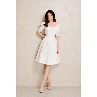OLV - Đầm Basil White Dress