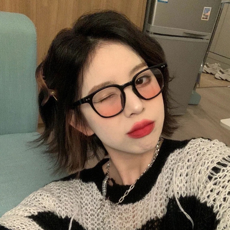 Mắt Kính Chống Ánh Sáng Xanh Tròng Màu Gradient Thời Trang Cho Nữ