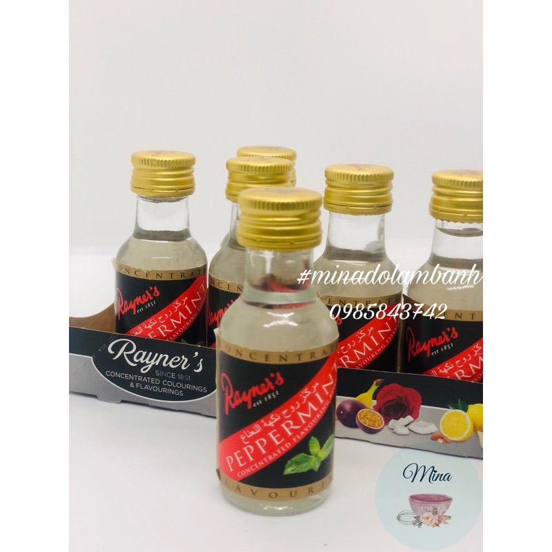 Hương BẠC HÀ/MINT Rayner’s 28ml
