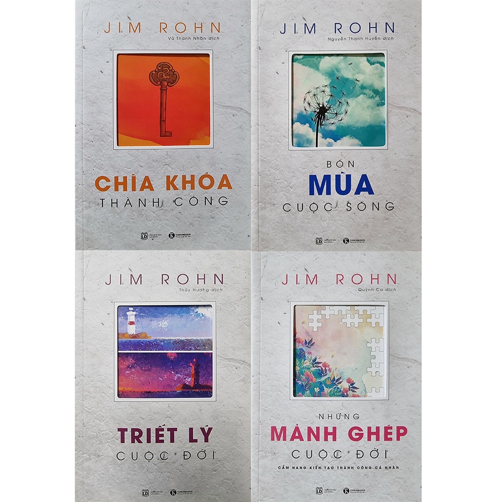 Sách - Combo 4 Cuốn Jim Rohn Triết Lý Cuộc Đời + Những Mảnh Ghép Cuộc Đời thumbnail