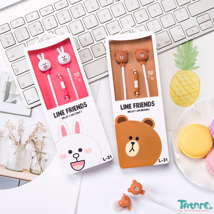 Tai nghe Earphone Line Friends