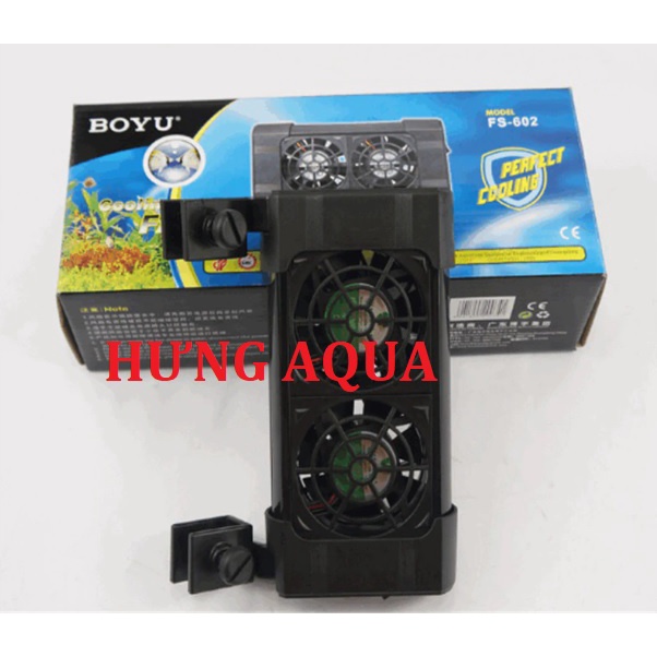 Quạt tản nhiệt, quạt bể cá, quạt làm mát bể cá cảnh BOYU FS-601/602/603/604/605 chạy êm, bền tiết kiệm điện