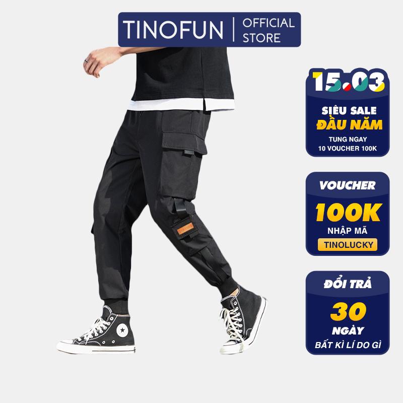 ❁✱Quần jogger nam nữ thể thao TINOFUN kaki mã TT46 thô túi hộp kiểu bó ống Hàn Quốc chất vải đẹp dài