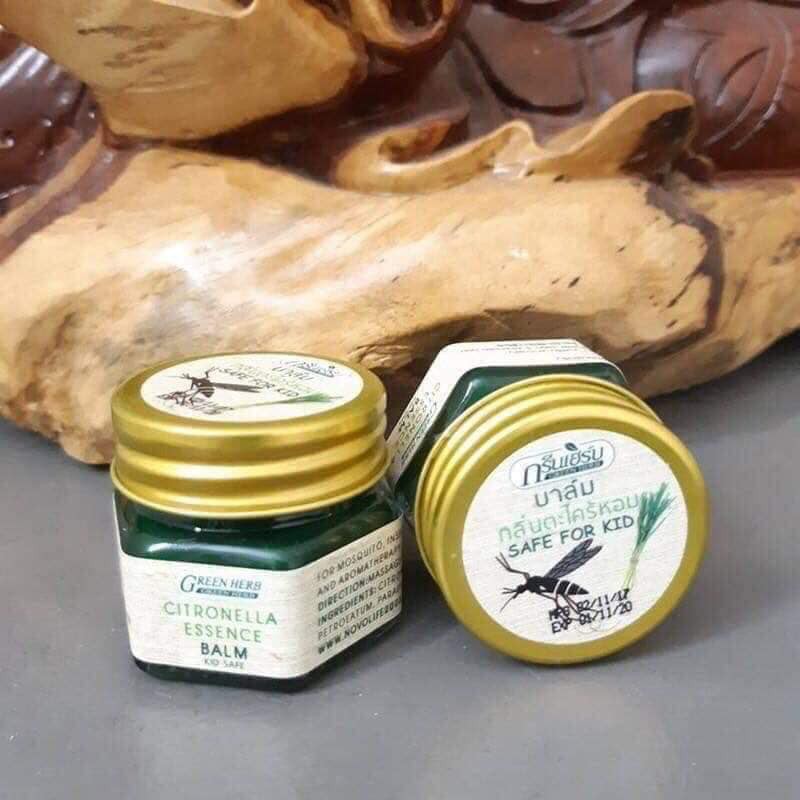 Cao Thoa Muỗi Đốt Green Herb Balm 20gr - Thái Lan