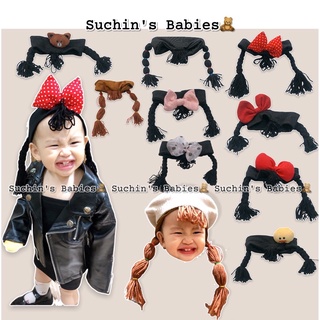 Băng đô tóc giả mềm cho bé Suchin PKID0001