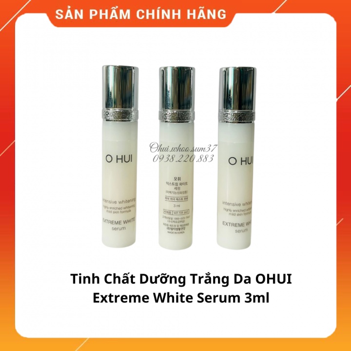 Serum dưỡng trắng da ohui extreme white mini 3ml