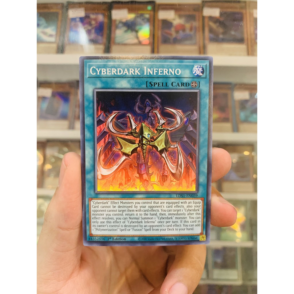 Thẻ Bài Lẻ YugiOh! Mã LDS1-EN039 - Cyberdark Inferno - Common - 1st Edition