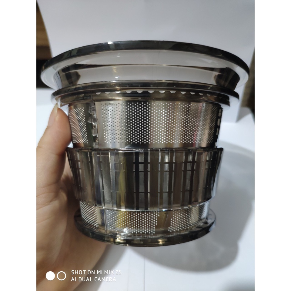 Lưới lọc, ống nhồi ,trục xoắn ,cốc 2 vòi máy ép chậm Sharp KS888, KS666  KS-888 KS-666 chính hãng