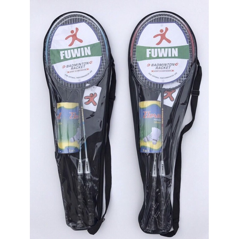 Cặp vợt cầu lông siêu bền giá rẻ cho học sinh sinh viên luyện tập - tặng kèm cuốn cán