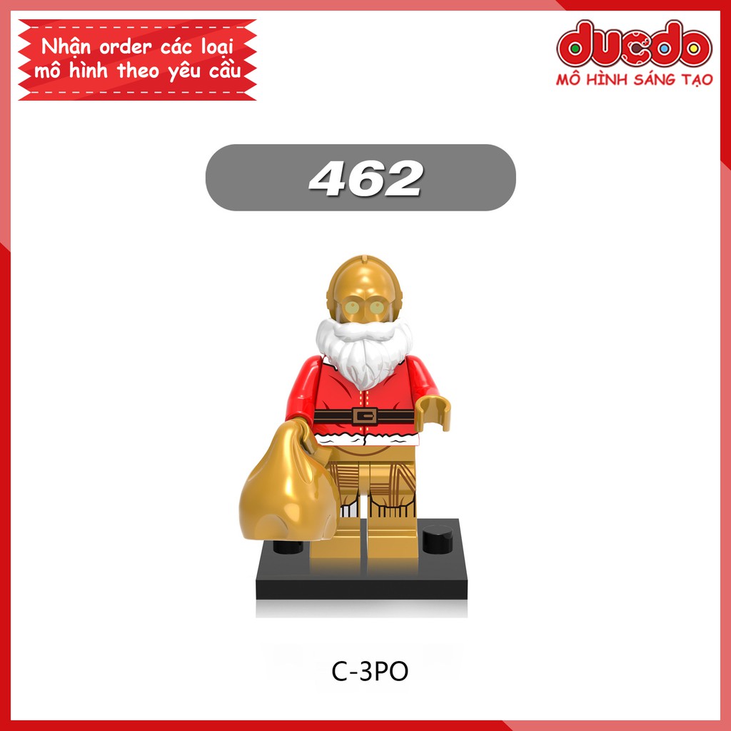 Minifigures các nhân vật hóa trang ông già Noel tuyệt đẹp - Đồ chơi Lắp ghép Xếp hình Mini Mô hình XINH 0140