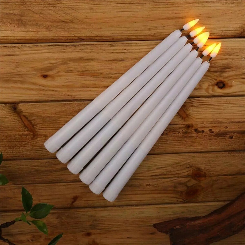 1 Đèn LED Hình Nến Không Lửa Chạy Bằng Pin Dùng Trang Trí Giáng Sinh