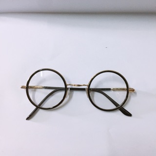 Gọng kính cận kim loại tròn nobita -kính giả cận hàn quốc