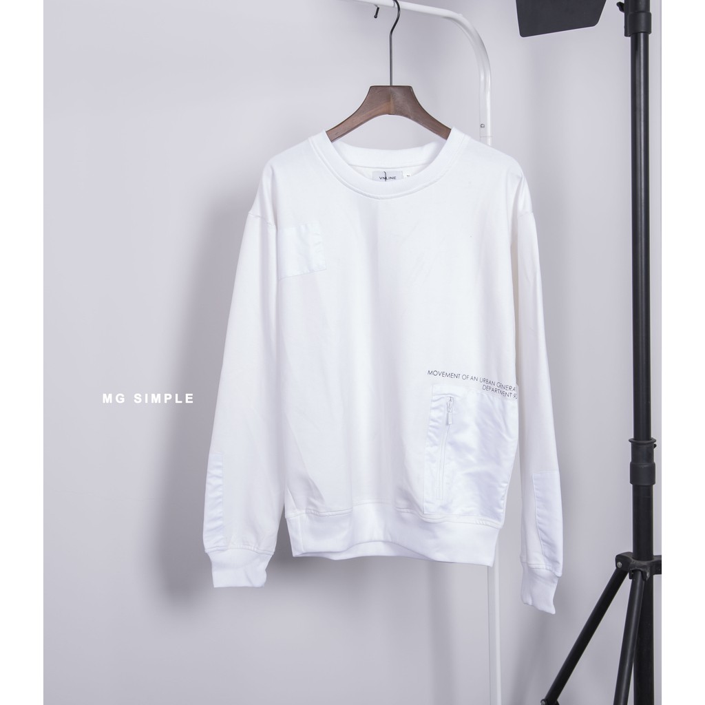 Áo Sweater Nam Nữ . Áo Nỉ Unissex Dài Tay cổ tròn Trơn Vải Cotton Da Cá Giữ Nhiệt | BigBuy360 - bigbuy360.vn