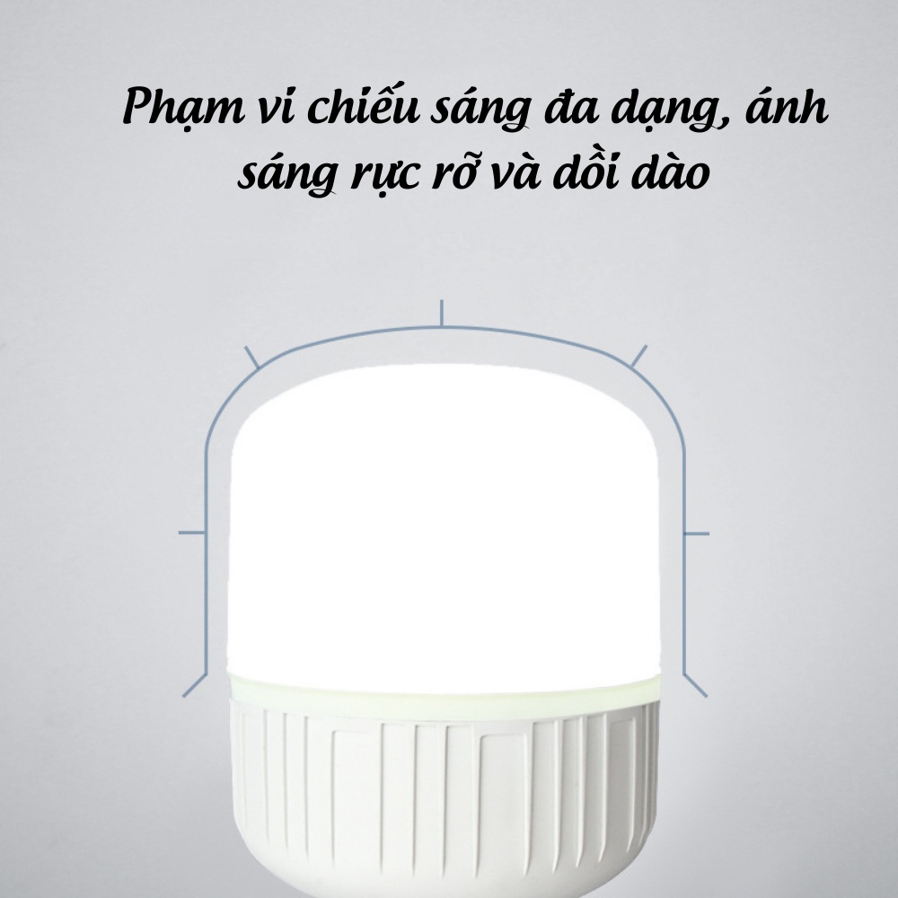 Bóng Đèn Led Cảm Biến Chuyển Động 40W Cảm Ứng Hồng Ngoại Tiết Kiệm Điện TIME HOME