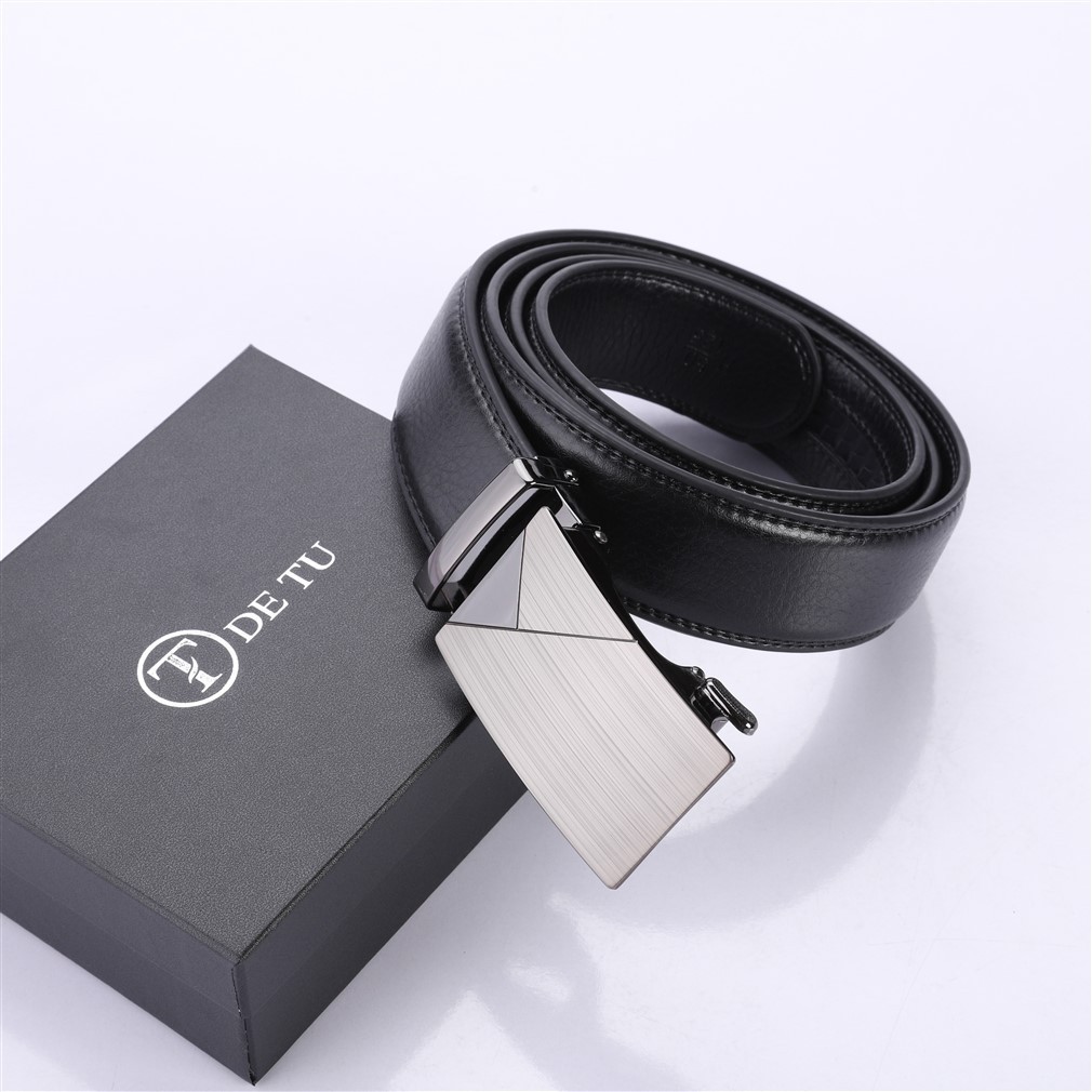 Thắt lưng nam cổ điển DETU khóa cài tự động PL3034 - Hàng nhập khẩu