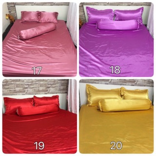 Bộ chăn ga gối phi lụa Thái Tuấn( đủ mền)