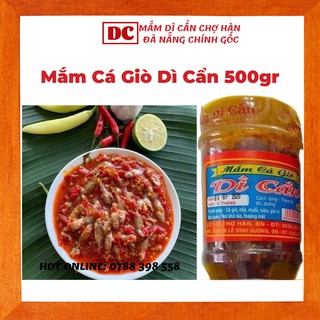Mắm cá giò dì cẩn hũ 500gr đệ nhất mắm đặc sảnmắm dì cẩn đà nẵng chính gốc