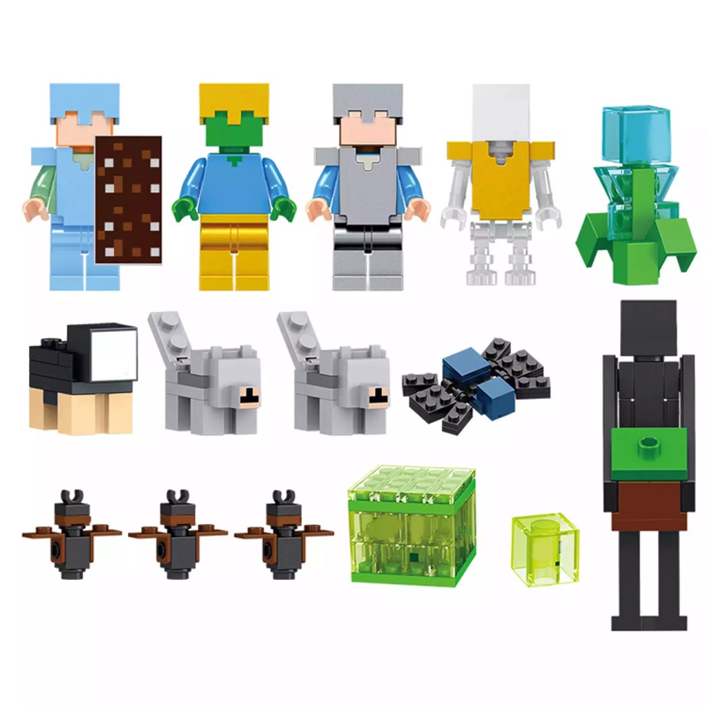 [LEGO MINERCRAFT] Đồ Chơi Lắp Ráp Lego Giá Rẻ Hang Động Trên Đỉnh Núi Cho Bé Từ 6 Tuổi, 590 Chi Tiết