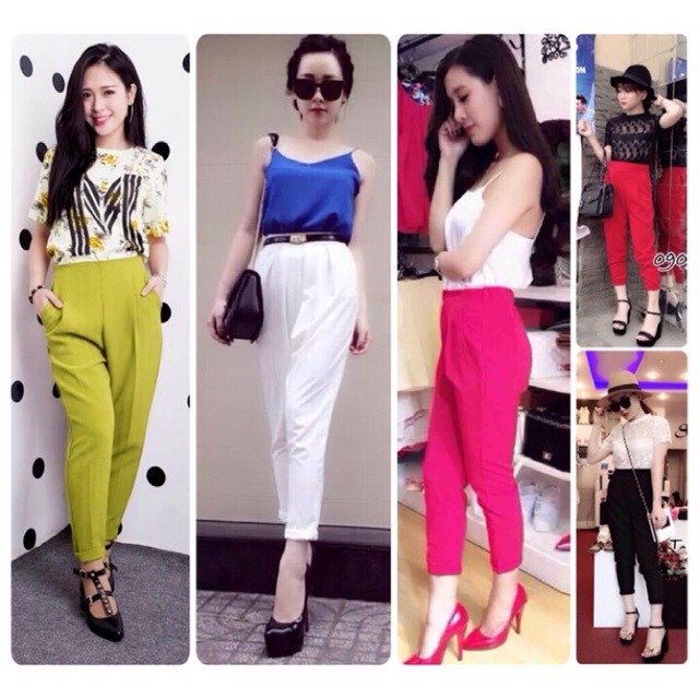 Quần baggy dài nữ Navi đủ màu