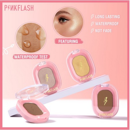Phấn má hồng Pinkflash kiêm bắt sáng mềm sắc tố tự nhiên trang điểm mặt
