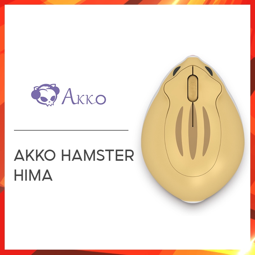 Chuột không dây AKKO Hamster – HIMA (Hàng chính hãng)