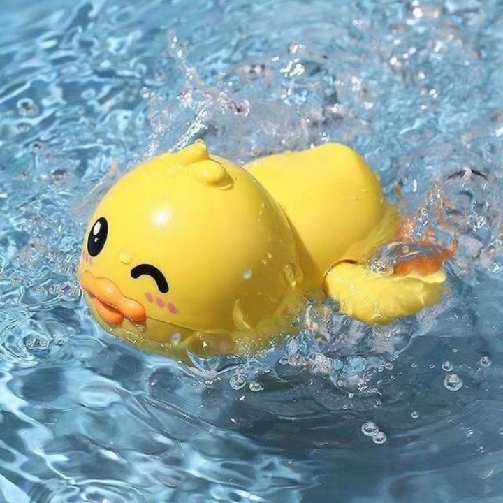 Vịt Bơi Vặn Cót - Đồ Chơi Nhà Tắm Dưới Nước thả bồn tắm Cho Bé Thích Thú Vận Động,Vui Chơi Giải Trí