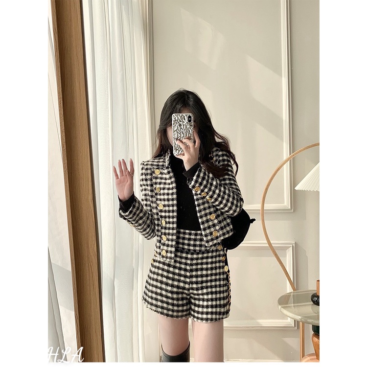 Sét dạ kẻ hot hít chất form chuẩn đẹp hàng Cao Cấp 2 Màu