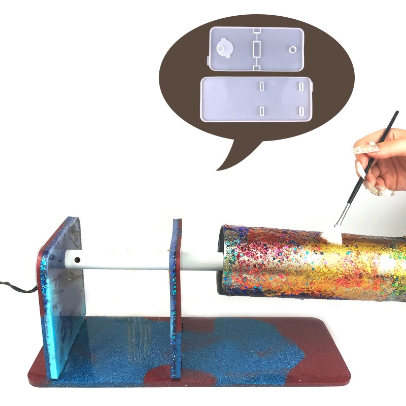 Bộ Khuôn Silicone Làm Con Quay Ly Nước