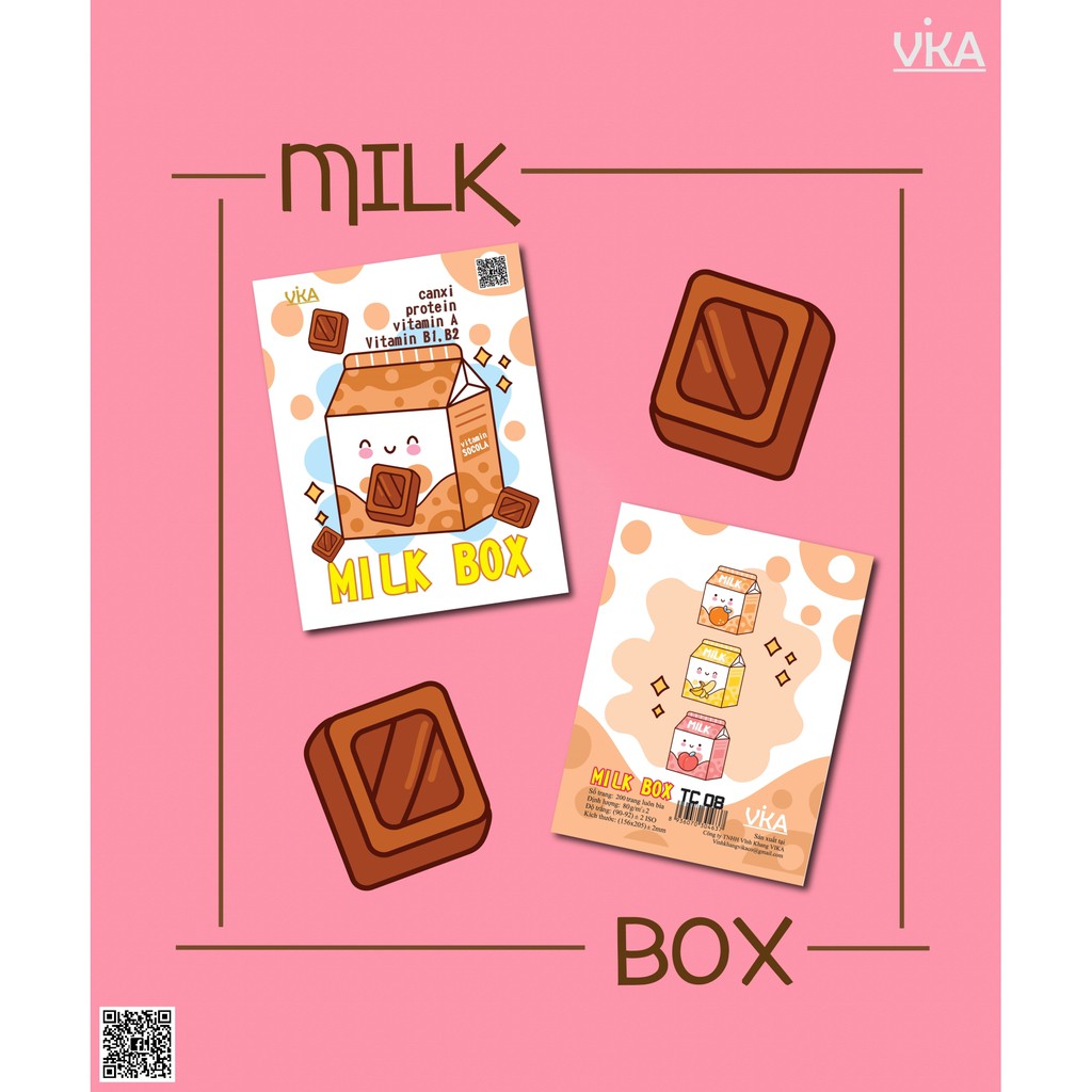 TẬP HỌC SINH VIKA: MILK BOX 200 TRANG