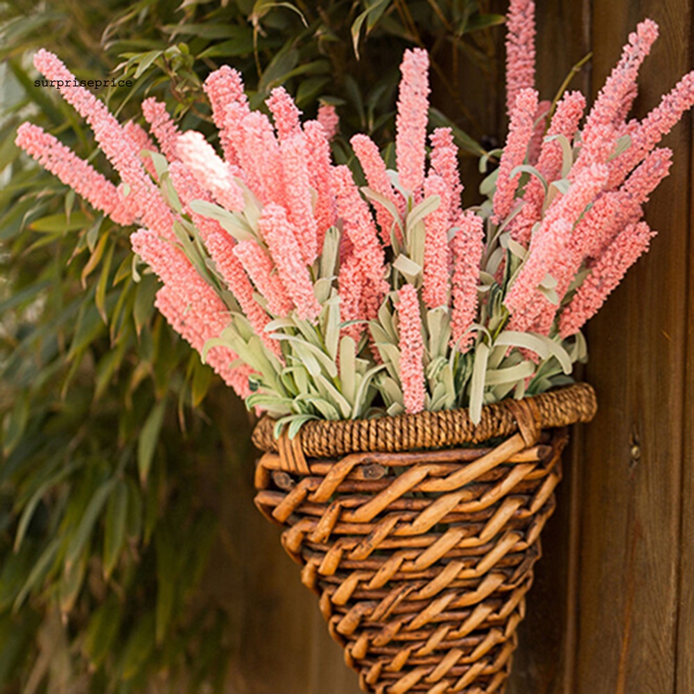 Bó Hoa Oải Hương Giả 12 Bông Trang Trí Tiệc Cưới