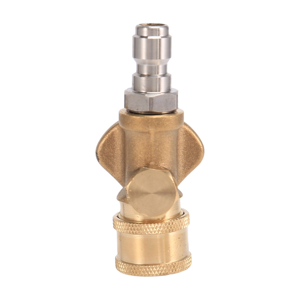 Khớp Nối Xoay Làm Sạch Nhanh Cho Vòi Phun Nước Áp Suất Cao 4,500 Psi 1 / 4 Inches Nâng Cấp 90 Độ