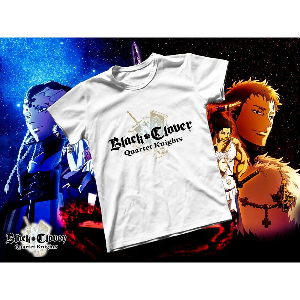 Áo thun Cotton Unisex - Anime - Black Clover - Logo black clover