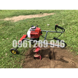 [Tặng mũi khoan] Máy khoan đất Oshima đẩy tay Oshima 261