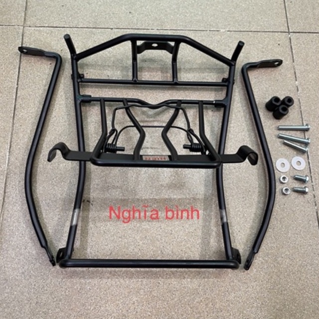 Baga Giữa Xe Airblade 125~160cc Đời 2023 Mới 10li Inox & Sơn Đen Tĩnh Điện