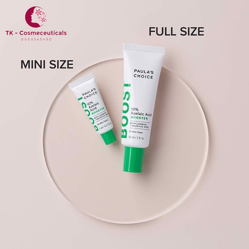 Tinh Chất 10% Azelaic Acid Booster Paula Choice Giảm Thâm Đỏ, Cải Thiện Tình Trạng Mụn, Sáng Da