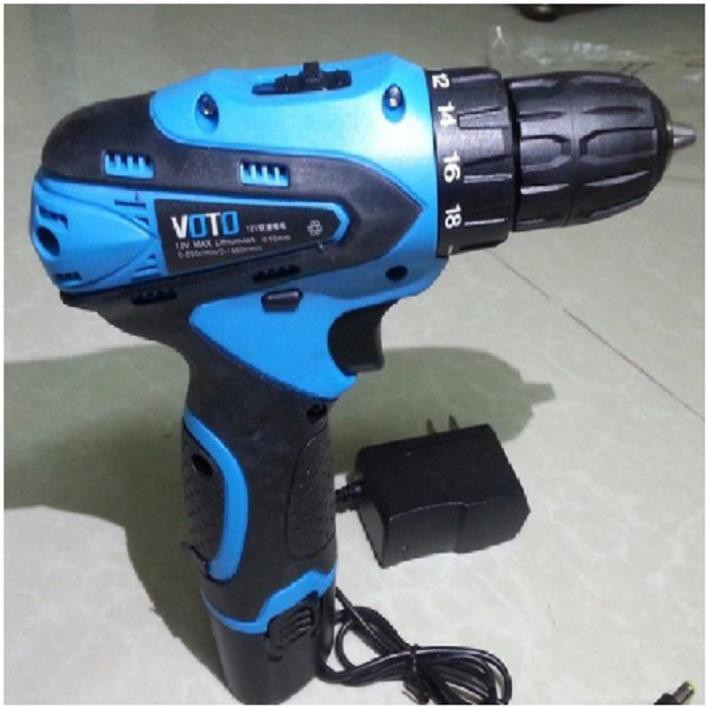 Máy Khoan Pin Hai Tốc Độ VOTO 12 V