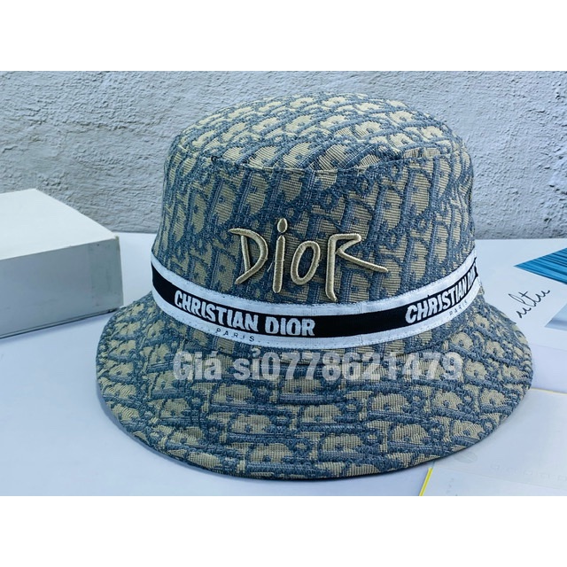 [Mã FAMARAL1 giảm 10K đơn 50K]Nón ❤️ bo bucket vải nhập dệt chữ unisex vnxk hot trend thời trang