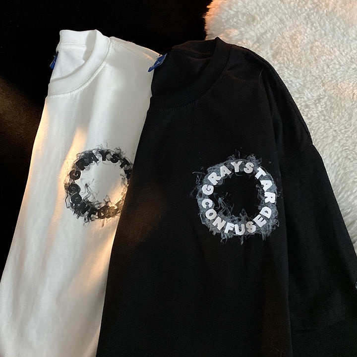 Áo Thun Tay Ngắn In Chữ Thời Trang Dành Cho Nam Và Nữ