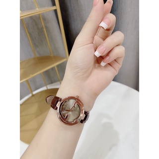 Đồng hồ nữ gu.ccy da,siêu chất [ BH 12 THÁNG ]