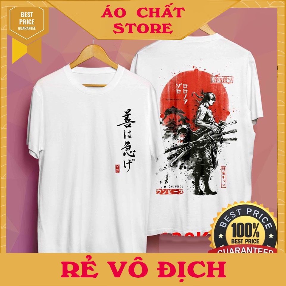 Áo Thun Roronoa Zoro Cực Độc | Áo Đảo Hải Tặc Anime One Piece độc đẹp giá rẻ bán chạy