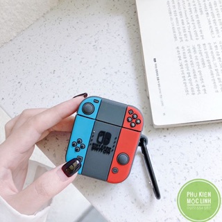 🌟Tặng kèm móc sắt treo - Case Airpod 1 2 3 Pro Máy chơi game Nitendo 🌟Vỏ bao AirPods silicon đựng tai nghe không dây