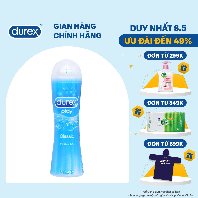 Gel bôi trơn DUREX PLAY CLASSIC 50ML (NEW BOTTLE)