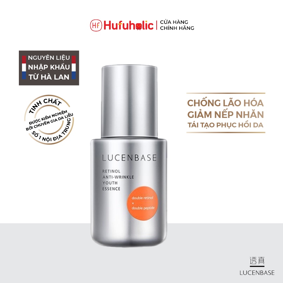 Tinh chất Retinol 0.8% LUCENBASE Anti - Wrinkle Youth Essence chống lão hoá trẻ hóa da 30ml LUCB63