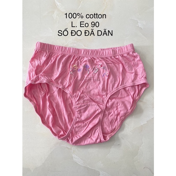 Quần lót chip nữ 100% cotton mỏng mát thấm hút mồ hôi xuất hàn vnxk bigsize women underwear