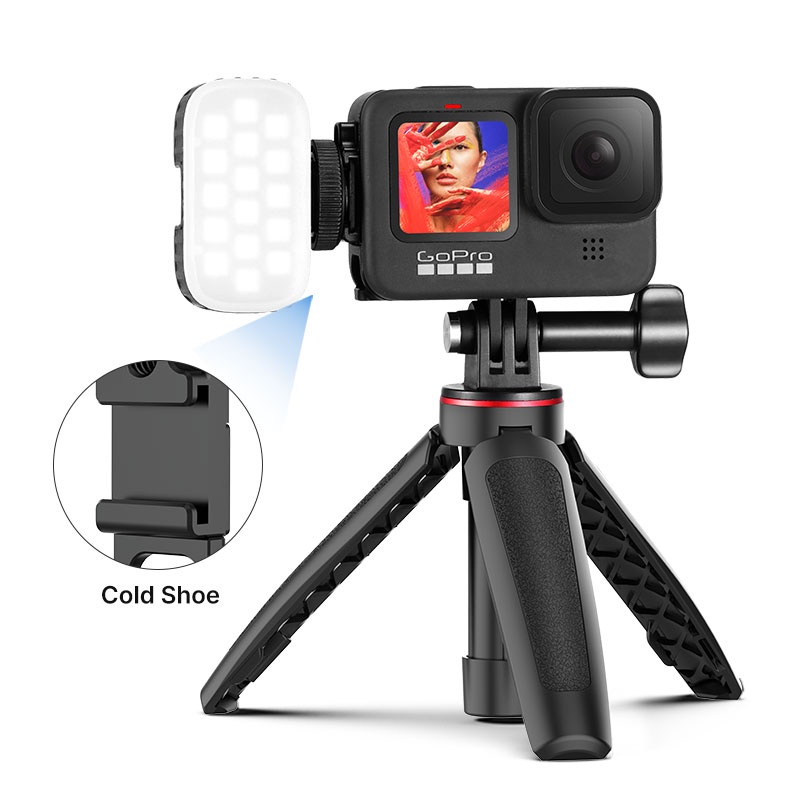 Hình ảnh Nắp pin G9-6 cho GoPro Hero 9 bằng kim loại màu đen 1/4 #4